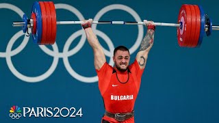 Karlos Nasars THUNDEROUS lift breaks 89kg world record secures gold  Paris Olympics  NBC Sports [upl. by George]