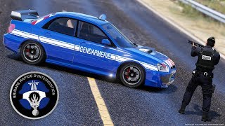 GTALSPDFR Interpellation en SUBARU WRX  Gendarmerie Nationale 57 [upl. by Ykcin]