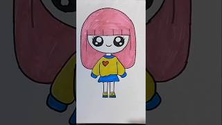 How To Draw A Barbie Girl shorts ytshorts barbie youtubeshorts trending drawing viralvideo [upl. by Anerom]