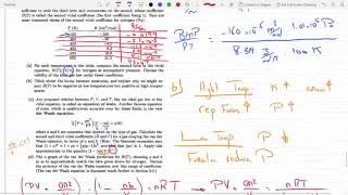 Using the virial expansion to account for deviation from ideal gas behavior 117 [upl. by Georgiana]