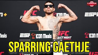 Chepe Mariscal Sparring Justin Gaethje Talks Charriere Matchup  UFC Vegas 90 [upl. by Kcirddes]