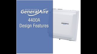 GeneralAire® Design Features of the 4400A FanAssist Evaporative Humidifier [upl. by Ardnaeel]