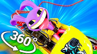 The Amazing Digital Circus  Roller Coaster in 360° Video VR  8K  TADC Animation [upl. by Nanah753]