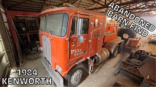 First Start in Years Barn Find Cabover Semi Truck COVERED in Dust [upl. by Nevlin]