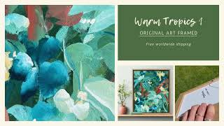 Original Art to buy online Tropical home decor ideas [upl. by Ater]