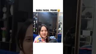 Rabia Faisal Prank 😂sistrology rabiafaisal trending viralvideo shorts [upl. by Atirres]