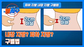 더 위험한 뱃살은 따로 있다 내장 지방 피하 지방 구별법 MBN 230419 방송 [upl. by Dachi]