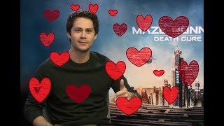 Valentines Day Does DYLAN OBRIEN think Thomas would be a good BOYFRIEND  VOSTFR Death Cure [upl. by Ahsauqram]