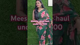 Meesho Maha Diwali Sale Saree haul  Meesho saree haul shorts snappygirls02 [upl. by Koerlin]