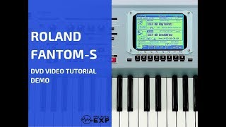 Roland FantomS DVD Video Tutorial Demo Review Help [upl. by Leiso116]