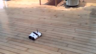 Brookstone Rover App Controlled Spy Tank Review  Deemable Tech [upl. by Ocisnarf]