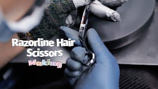 Razorline Hair Scissors Making [upl. by Adidnere]