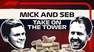 Seb And Mick Take On The Formula 1 Tower Challenge [upl. by Ahsiemac790]