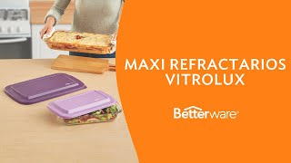 Maxi Refractarios Vitrolux Betterware [upl. by Olnee]