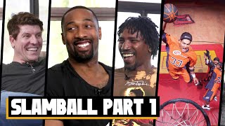 SlamBall LEGEND Stan quotShakesquot Fletcher Reunites With High School Teammate Gilbert Arenas [upl. by Ellebyam]