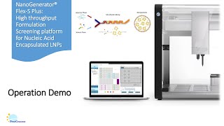 Demo of NanoGenerator® FlexS Plus Platform Automated Highthroughput LNP Preparation amp formulation [upl. by Kunkle]