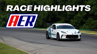 Race Weekend Highlights  American Endurance Racing 2023 [upl. by Alleuqahs]