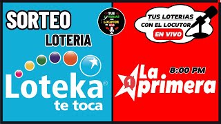 Sorteo LOTEKA TE TOCA LA PRIMERA En VIVO de hoy lunes 14 de octubre del 2024 loteka envivo [upl. by Jochebed]