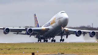 4K 100 planes landing and take off in 1 HOUR The best of plane spotting 2018 [upl. by Solotsopa264]