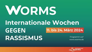 quotInternationale Wochen gegen Rassismusquot in Worms [upl. by Ailsun]