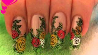 Nail design  Rose Garden 19 [upl. by Ihculo]