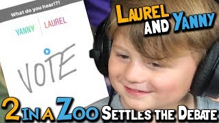 2 in a Zoo Settles the Debate Laurel and Yanny May 21 2018 [upl. by Shayne]