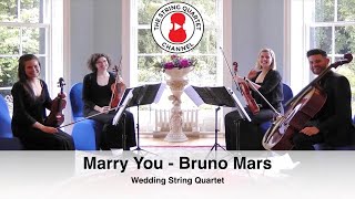 Marry You Bruno Mars Wedding String Quartet [upl. by Akkin786]