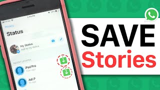 How to Save WhatsApp Status VideosPicturesGIFS to Gallery  WhatsApp Tricks [upl. by Yeliak]