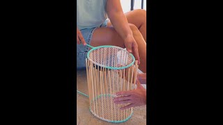 Create a Unique Bird Cage from Rackets 🦜🎾 [upl. by Auqenaj]