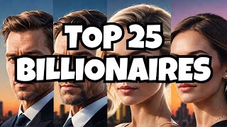 The 25 Wealthiest People in the World 2023  Who Tops the List [upl. by Auria]