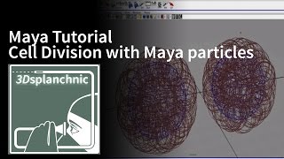 Cell division with particles in Maya [upl. by Phenica]