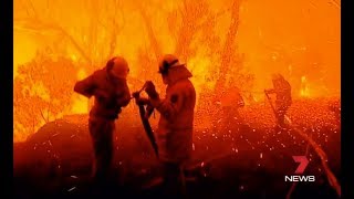 Sydney Bushfire Emergency  Holsworthy News Coverage 14042018 [upl. by Larine]