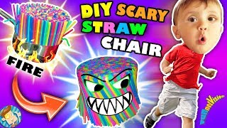 DIY Baby Chair of Straws Vlog [upl. by Nies]