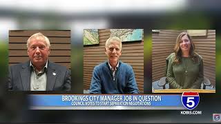 Brookings City Manager job in question [upl. by Ahseinat268]