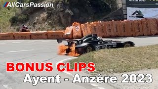 HillClimbCourse de Côte AyentAnzère 2023 BONUS BEST OF caught fire [upl. by Pruter633]