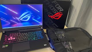 ASUS ROG STRIX G17 G713 Unboxing [upl. by Dahs737]