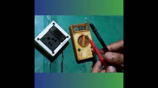 AC voltage check with digital multimeterac voltage check youtubeshorts shorts electrical short [upl. by Drarehs]