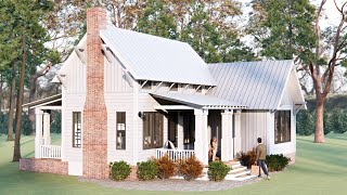 700sqft 🏡 Falling In Love With This Gorgeous Farm House  House Design Idea [upl. by Narol]