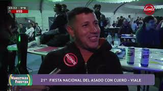 Testimonios del público en la Fiesta del Asado con Cuero en Viale [upl. by Straus896]