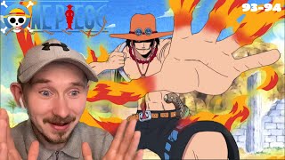 Ace is Luffys Brother  One Piece Reaction Episodes 9394 [upl. by Zoilla]