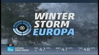 TWC Winter Weather Update Dec 25 2016 930AM PST [upl. by Arrec]