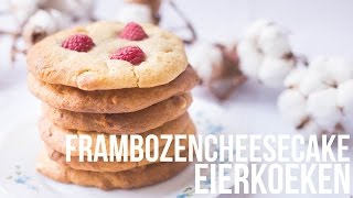 RECEPT Frambozencheesecake eierkoeken  OhMyFoodness [upl. by Yreneh775]