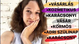 HETI VLOG Mit kaptam karácsonyra🎄 [upl. by Aikkin87]