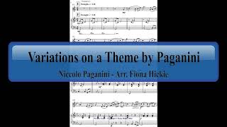 Variations on a Theme by Paganini French Horn and Piano [upl. by Yrrap467]