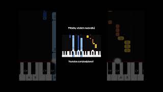 Příběhy včelích medvídků pianotutorial sadpianoyt noty midi akordy ceskepisnicky klavir [upl. by Atnohsal]