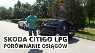 Skoda Citigo LPG  porównanie osiągów [upl. by Toiboid]