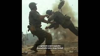 Hacksaw Ridge The Reality Behind Grenade Explosions  shorts short [upl. by Acinna314]