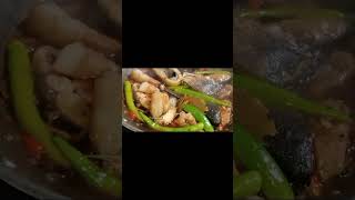 adobong baboy at bangus [upl. by Ahsap]