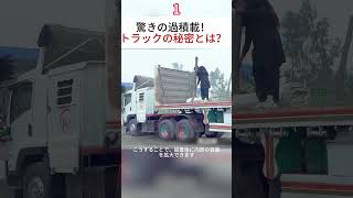 驚きの過積載！トラックの秘密とは？ トラック 過積載 パキスタン サトウキビ 運転手 foryou foryoupage fyp tiktok [upl. by Greenwald]