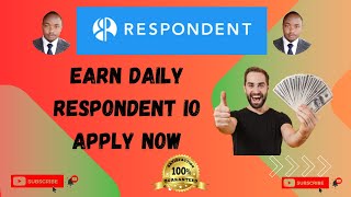 How to earn with Respondent IO100 Legit [upl. by Aihsemak]